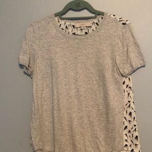 Loft Gray Feather Sweater Shirt